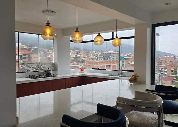 Penthouse De Lujo Con Vistas Panorámicas En Apartamento Cusco